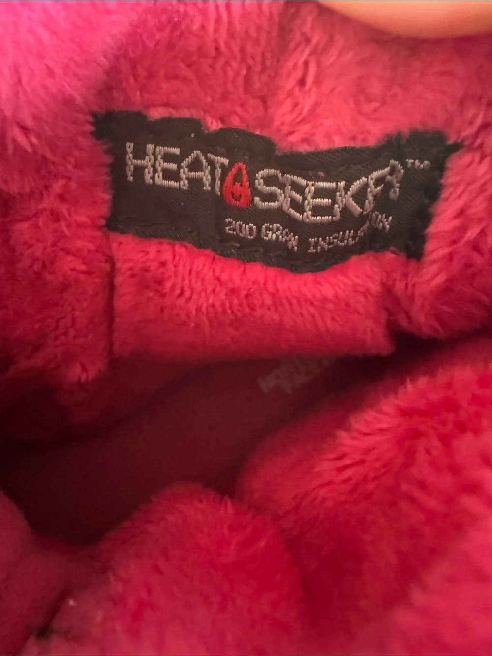 The North Face Hot Pink and Black Kids Waterproof Winter Boots